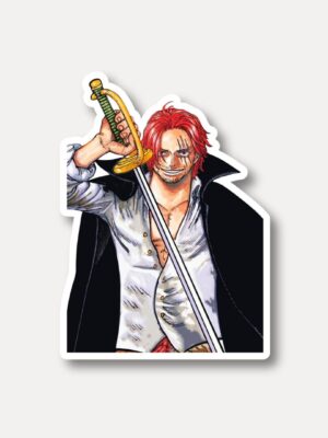 Shanks Sword Pose Sticker One Piece