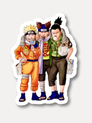 Naruto Choji Shikamaru Squad Sticker Naruto