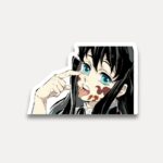 Muichiro Tokito Playful Face Sticker Demon Slayer