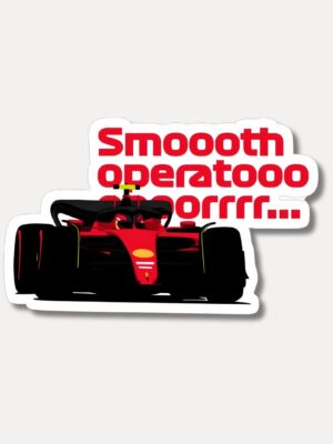 Smooth Operator Retro Text Sticker