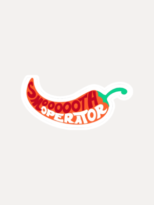Smooth Operator Chilli Style Sticker