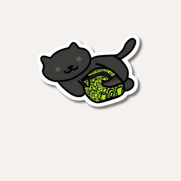 Lando Norris Cat Helmet Sticker