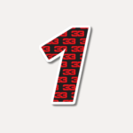 Max Verstappen 33 Pattern Sticker