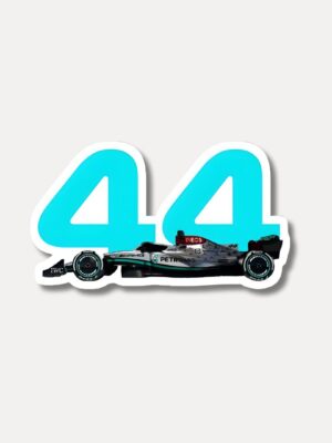 Lewis Hamilton 44 Car Sticker