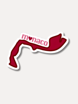 Monaco Heart Layout Sticker