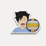 Kuroo Volleyball Smile Sticker Haikyuu