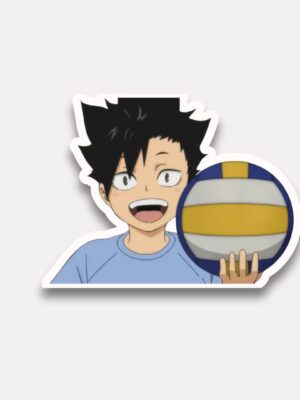 Kuroo Volleyball Smile Sticker Haikyuu