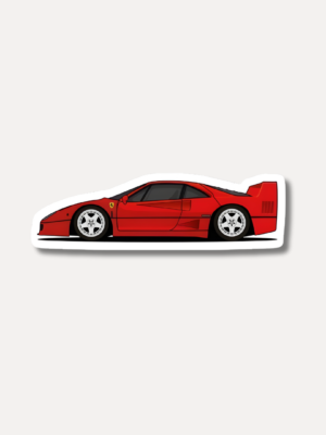 Italian Ferrari Fan Sticker