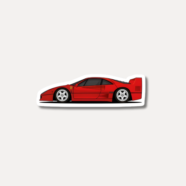 Italian Ferrari Fan Sticker