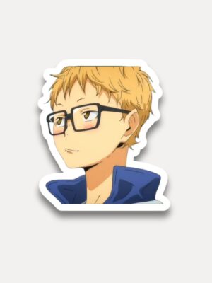 Tsukishima Cool Look Sticker Haikyuu