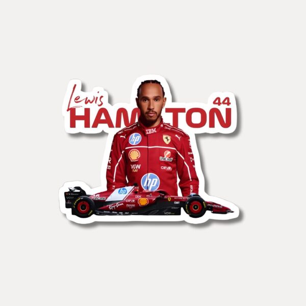 Lewis Hamilton 7-Time Champ Sticker