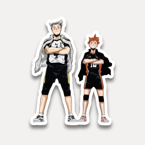 Bokuto Hinata Flex Pose Sticker Haikyuu