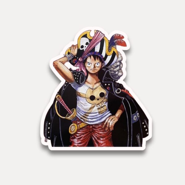 Luffy Pirate Captain Pose Sticker One Piece