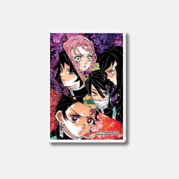 Demon Slayer Final Arc Sticker - Manga Poster Style with Giyu, Mitsuri & More
