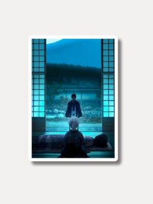 Ubuyashiki Estate Night Scene Sticker - Calm Before the Storm
