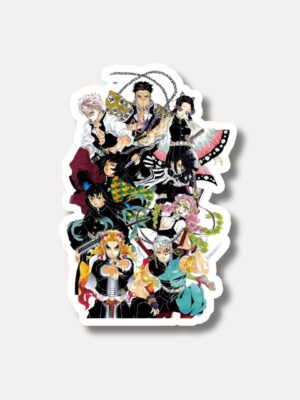 All Hashira Lineup Manga Sticker - Pillars of Demon Slayer