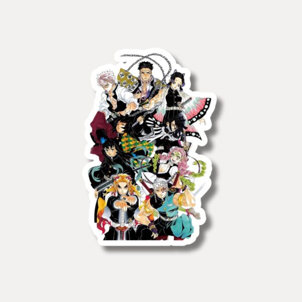 All Hashira Lineup Manga Sticker - Pillars of Demon Slayer