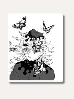 Douma with Butterflies Sticker - Smiling in the Silence