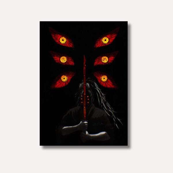 Kokushibo Six Eyes Sticker - Upper Moon One Stares Back