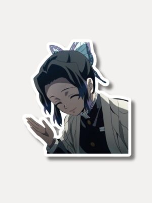 Shinobu Bowing Sticker - Polite with Poison Behind It