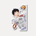 Luffy Reading Bounty News Sticker