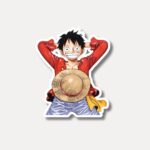 Luffy Iconic Straw Hat Smile Sticker