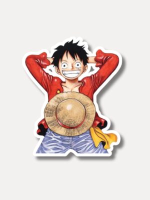Luffy Iconic Straw Hat Smile Sticker