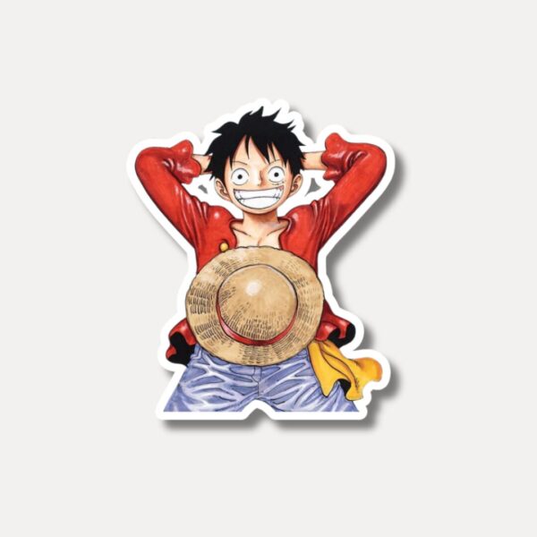 Luffy Iconic Straw Hat Smile Sticker