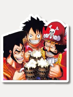 Luffy Roger Oden Legendary Cheers Sticker