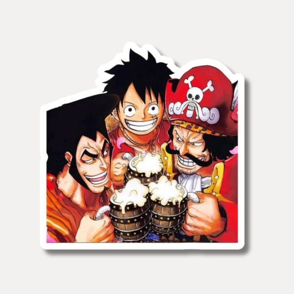 Luffy Roger Oden Legendary Cheers Sticker