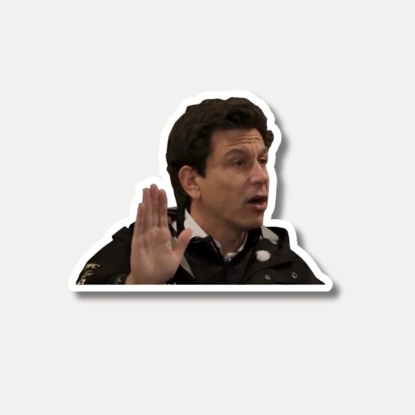 Toto Says No - F1 Reaction Sticker
