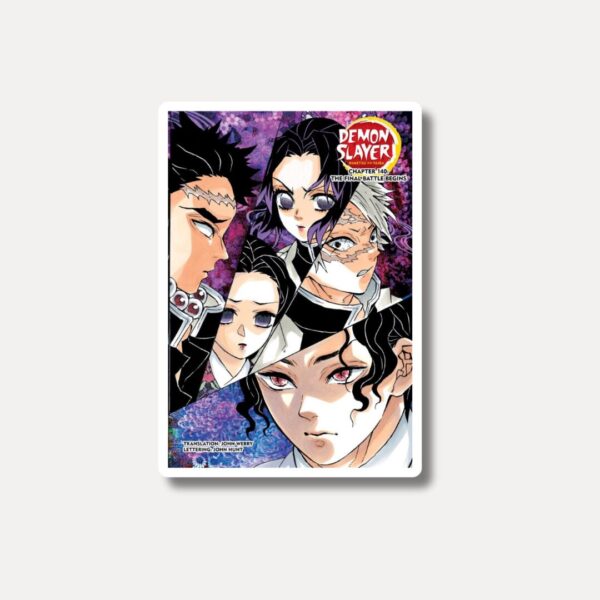 Demon Slayer Manga Hashira Panel Sticker - Vol. 140 Chapter Art