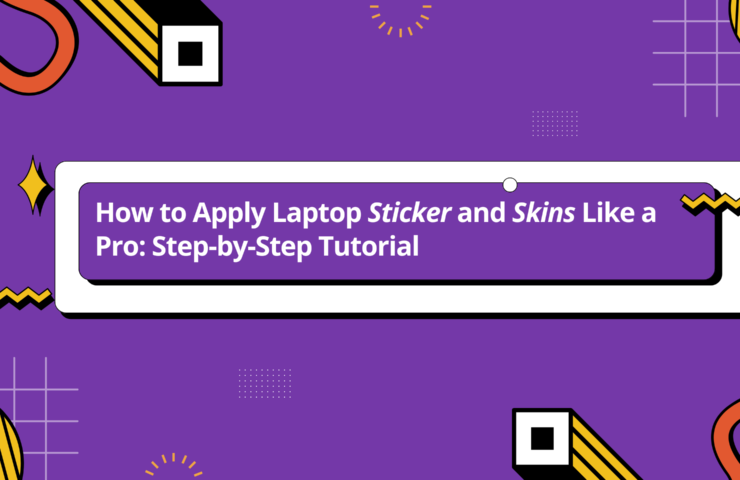 how to apply laptop sticker and skins on any device