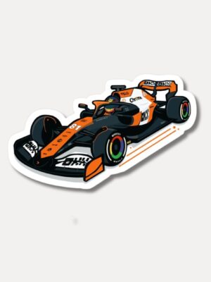 Oscar Piastri McLaren Car Sticker