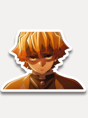 Zenitsu Focused Sticker - Demon Slayer