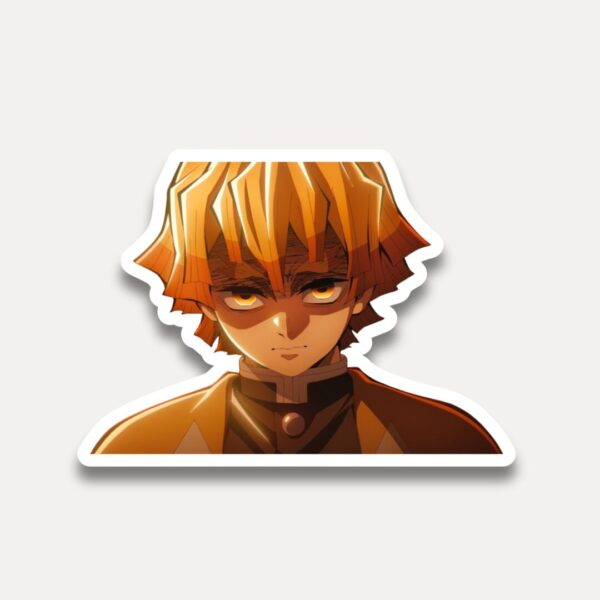 Zenitsu Focused Sticker - Demon Slayer