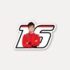 Charles Leclerc Number Pose Sticker