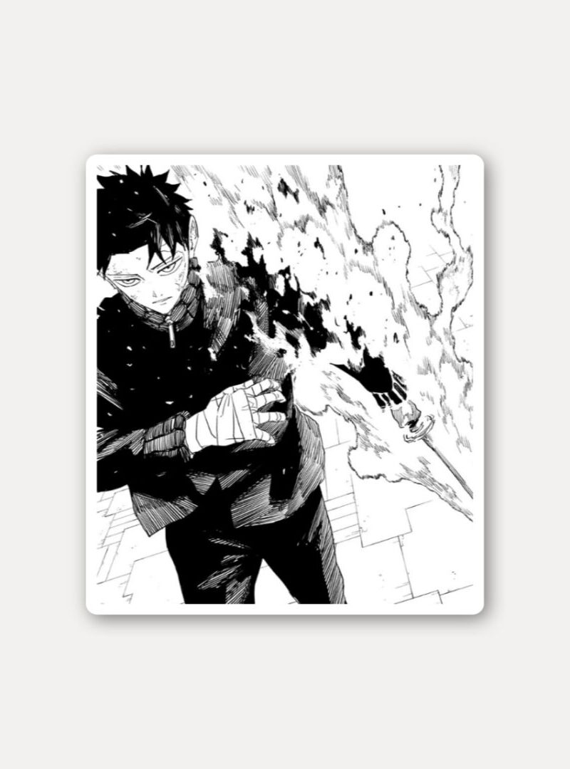 Chihiro Rokuhira Ablaze Kagurabachi Sticker