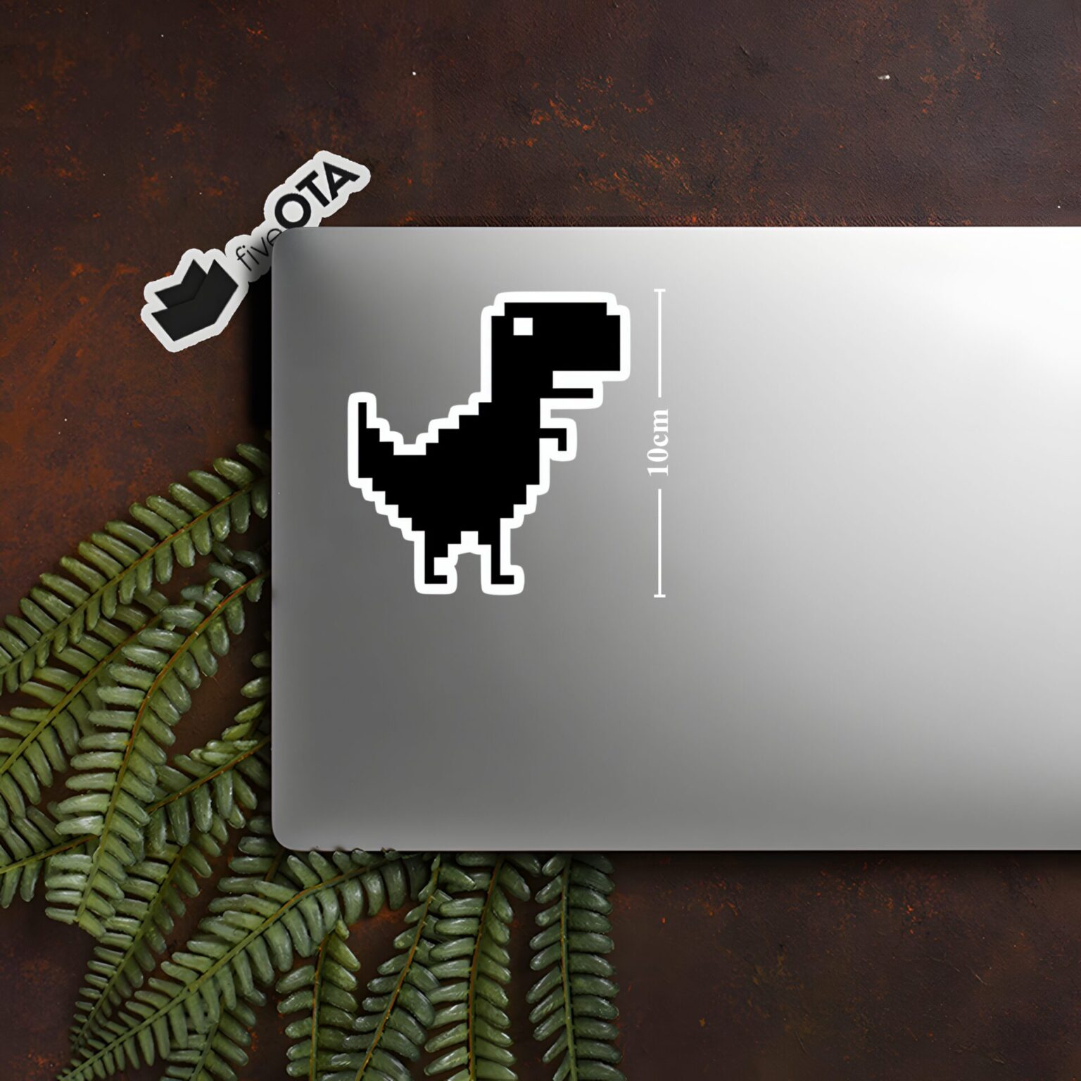Chrome Dino Sticker
