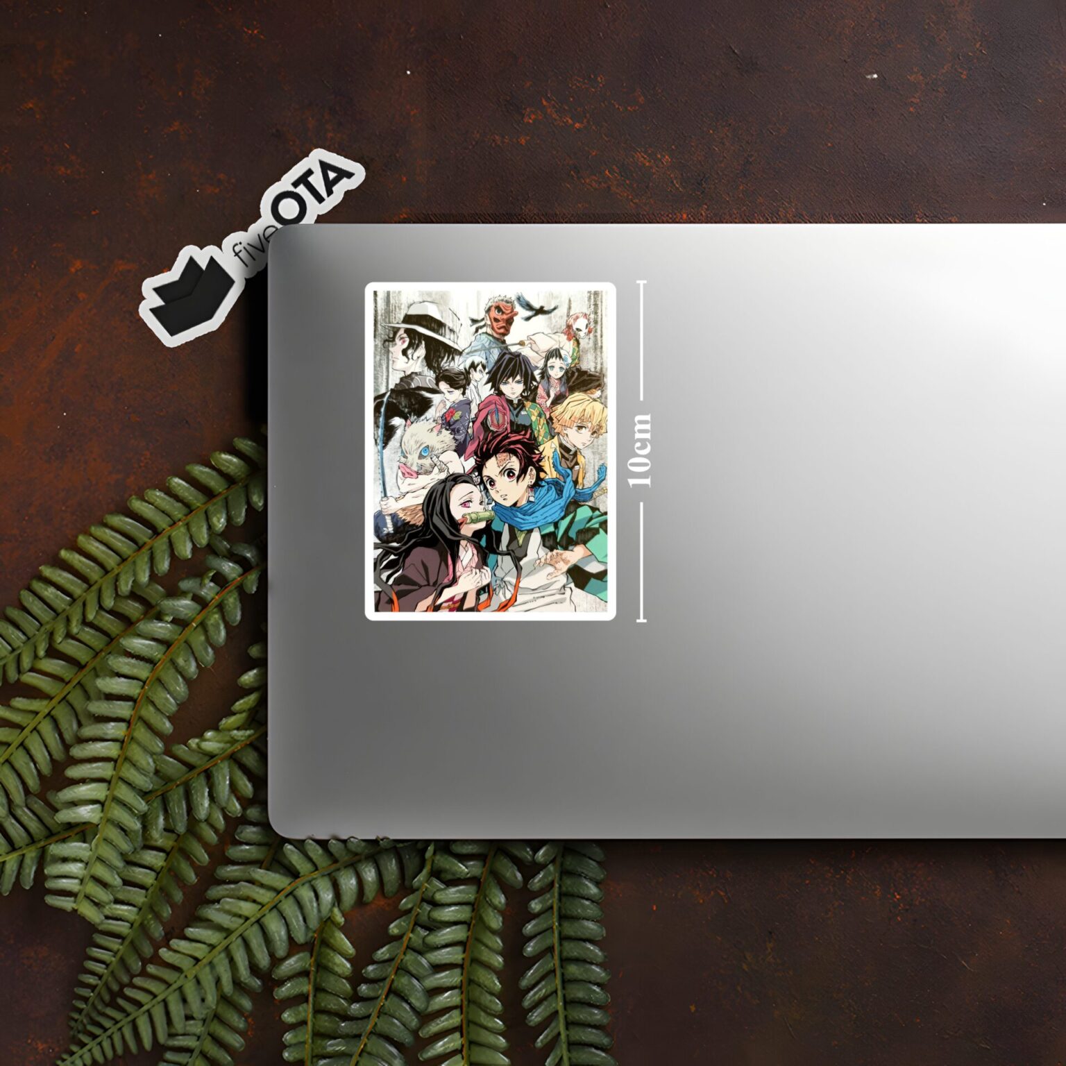 Demon Slayer Group Sticker - Main Cast Anime Vinyl