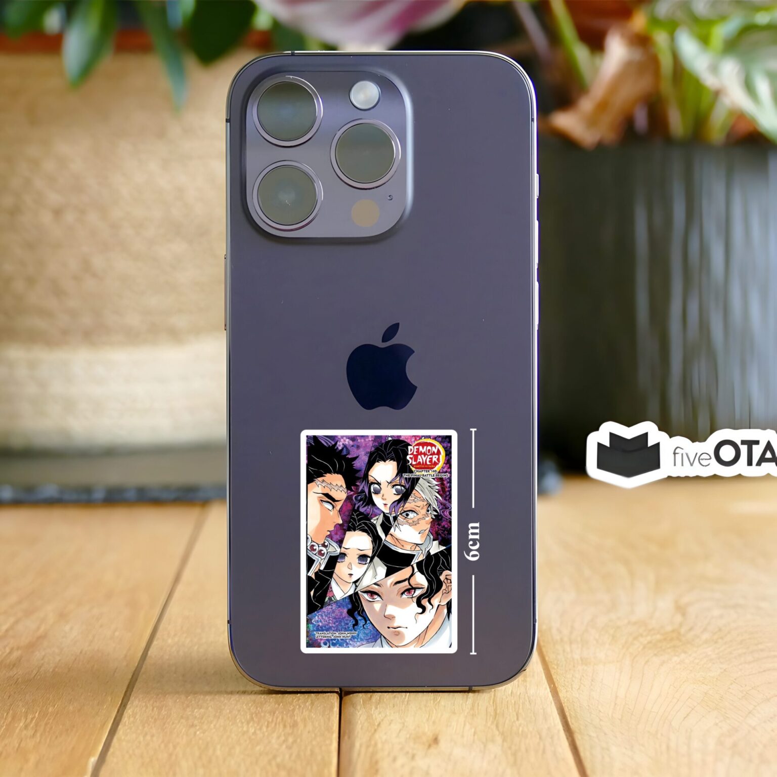 Demon Slayer Manga Hashira Panel Sticker - Vol. 140 Chapter Art