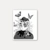 Douma with Butterflies Sticker - Smiling in the Silence
