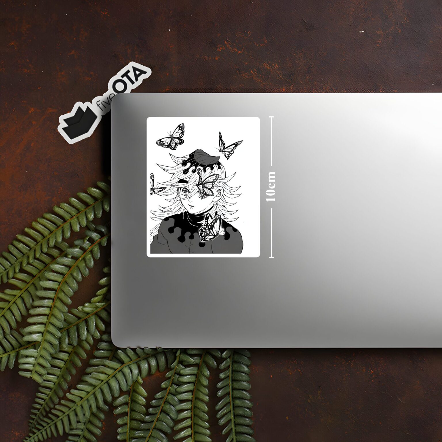 Douma with Butterflies Sticker - Smiling in the Silence