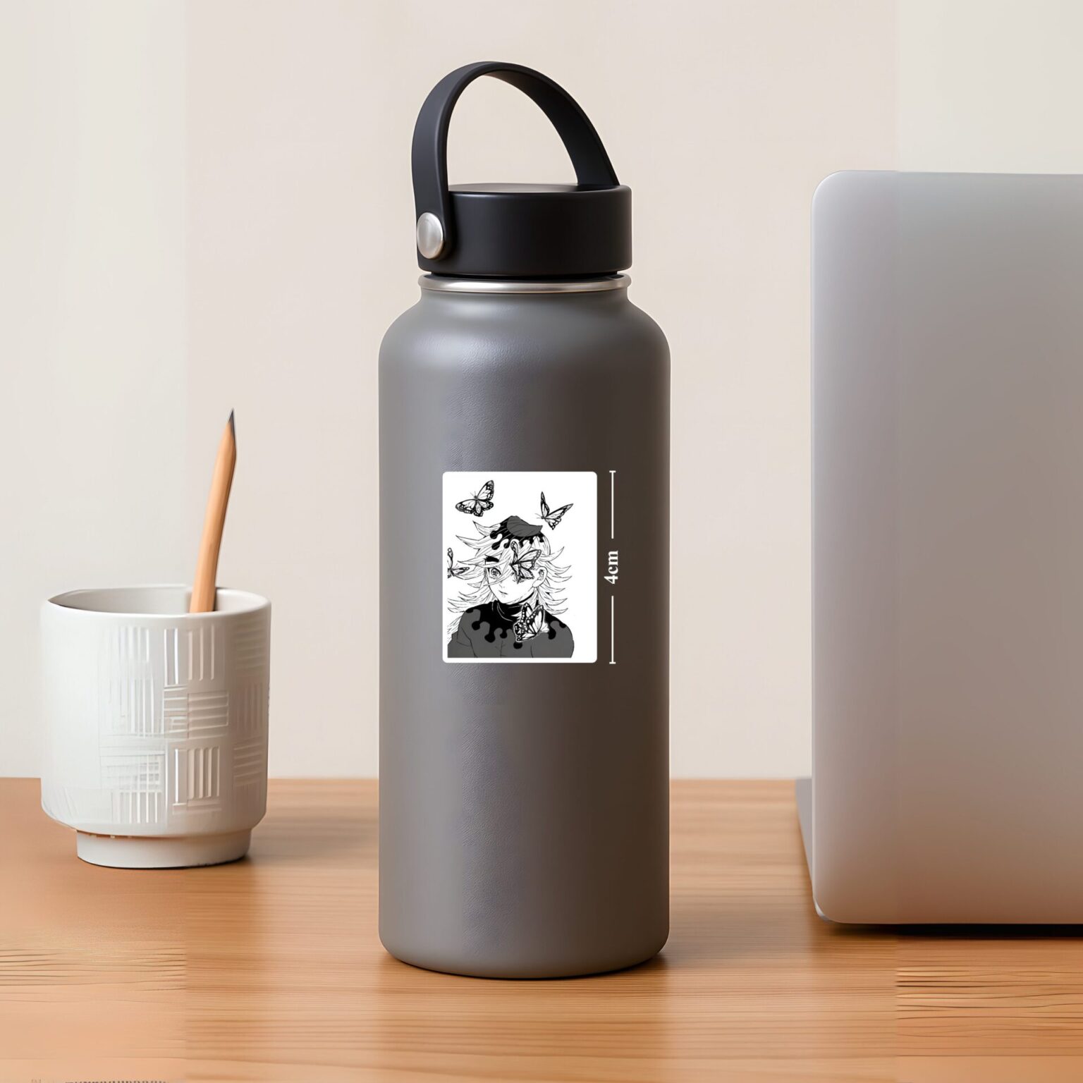 Douma with Butterflies Sticker - Smiling in the Silence