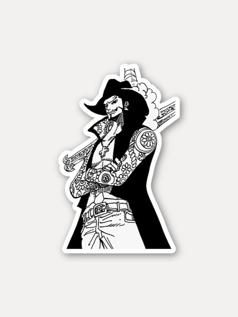 Dracule Mihawk One Piece Sticker