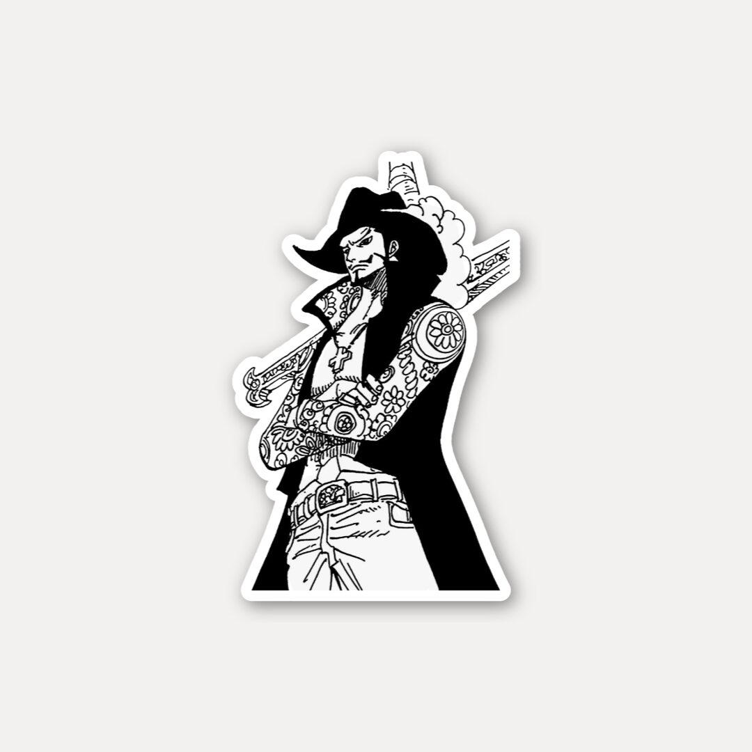 Dracule Mihawk One Piece Sticker