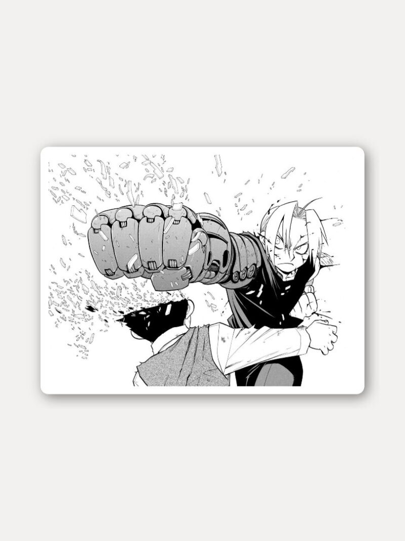 Edward Elric Fullmetal Alchemist Punch Sticker