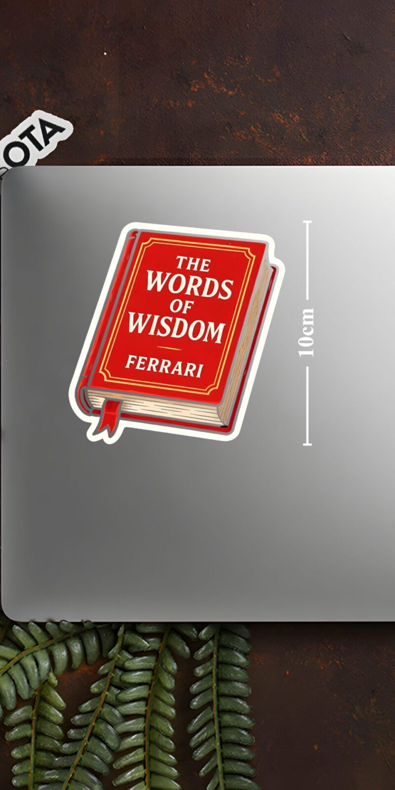 Ferrari-Words-of-Wisdom-Sticker-Leclerc-Meme-L-10-cm