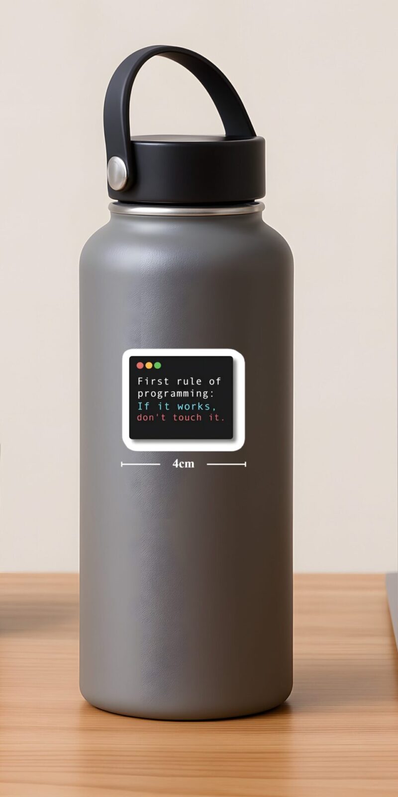 First-Rule-of-Programming-Sticker-S-4-cm