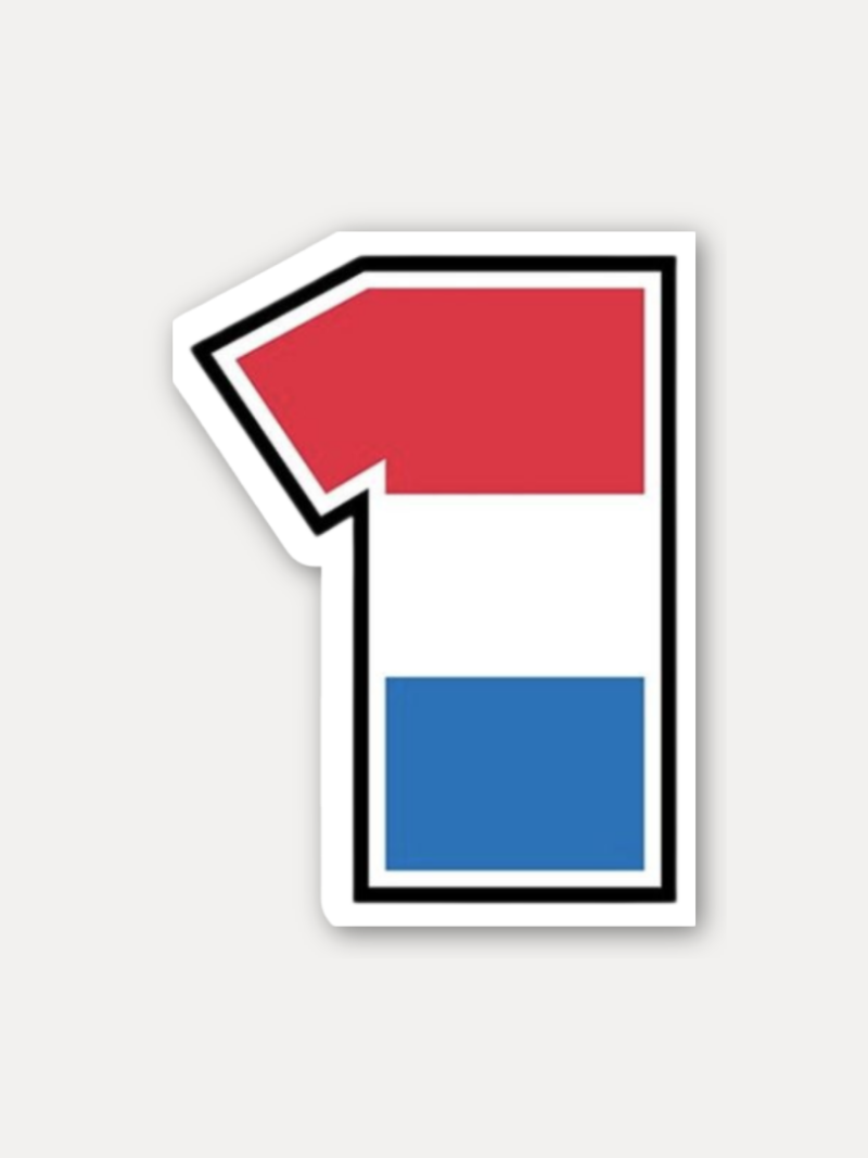 Flying Dutchman Number 1 Sticker